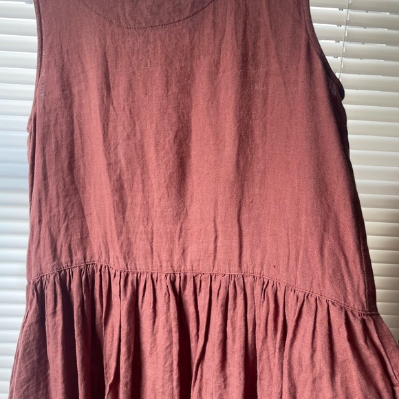 Linen smock dress - Picture 3 of 7